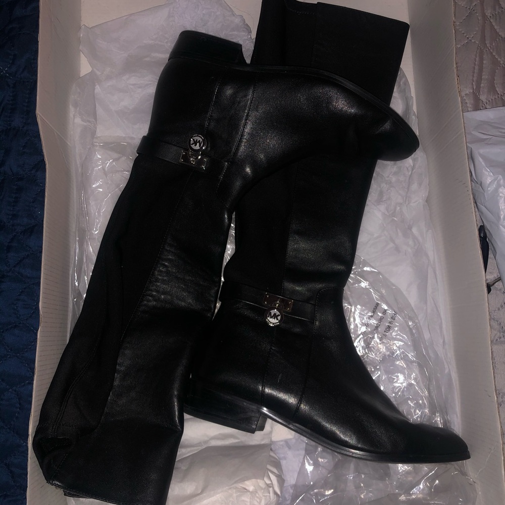Michael Kors Hamilton Tall Leather Boot